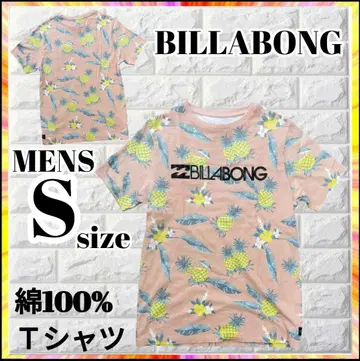 정가 5,500엔 BILLABONG 티셔츠 핑크 S size 면 100%