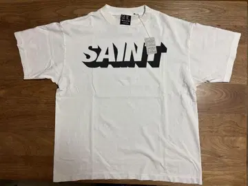 SAINT T셔츠 M 사이즈 화이트