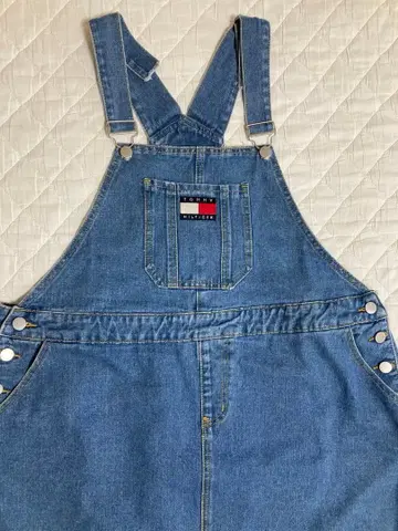 새상품급 살로펫 데님 스커트 리메이크품 4XL