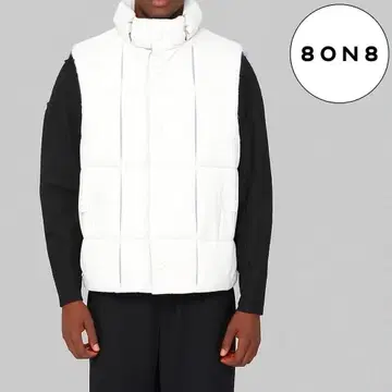 8ON8 (에이트 온 에이트) 화이트 다운 베스트 down vest