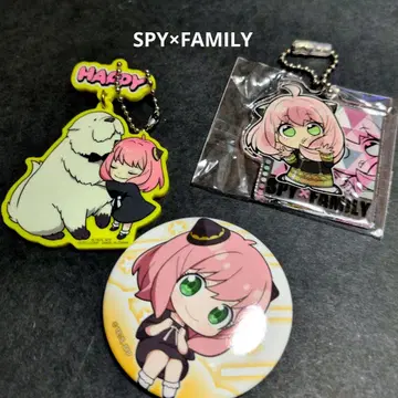 SPY x FAMILY 아냐 아크릴 키링 배지 세트