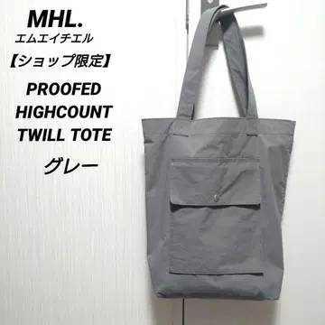 MHL. PROOFED HIGHCOUNT TWILL 샵 한정판 그레이