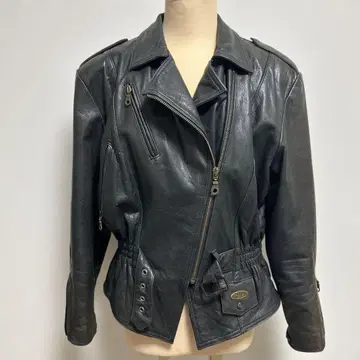 가죽 라이더 자켓 블랙