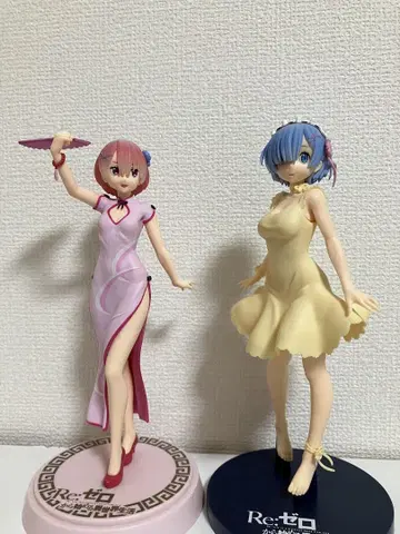 Re: 제로부터 시작하는 이세계 생활 라무 렘 피규어 2체 세트