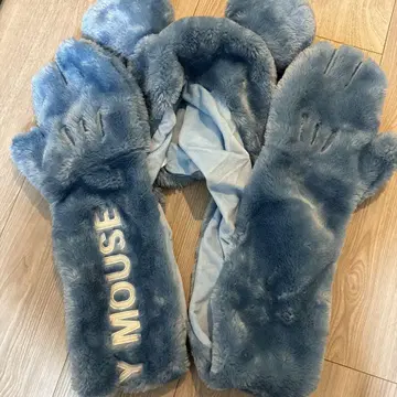 미키마우스 귀달린 플리스 모자