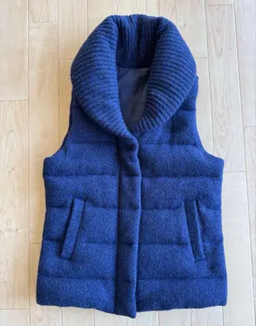 Lacoste 네이비 다운 베스트