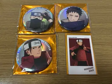 NARUTO 오로라 캔 배지 오비토 카카시 하시라마