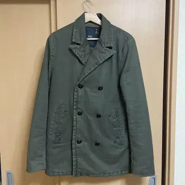 G-STAR 올리브 더블 브레스트 자켓 M