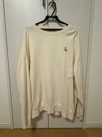JEANASIS 크림색 트레이닝복 Js 로고