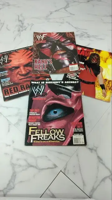 WWF Kane 특집 잡지 3권 세트