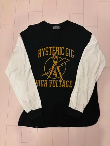 hysteric glamour BLACK x DIRTY WHITE 롱t