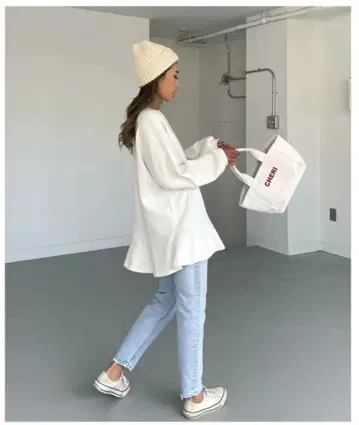 CHERI sweet long tee 플레어 튜닉