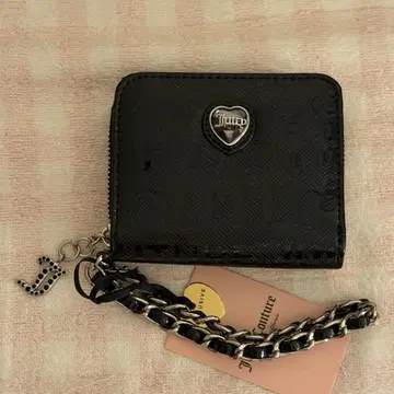 Juicy couture 쥬시 꾸뛰르 블랙 이단 접이식 지갑