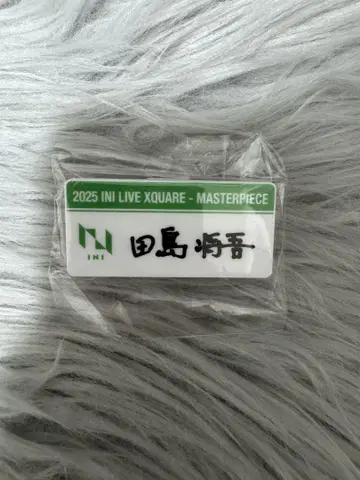 INI XQUARE MASTERPIECE 타지마 쇼고 명찰