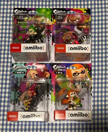 미개봉 amiibo 스프라툰 걸 보이 타코걸