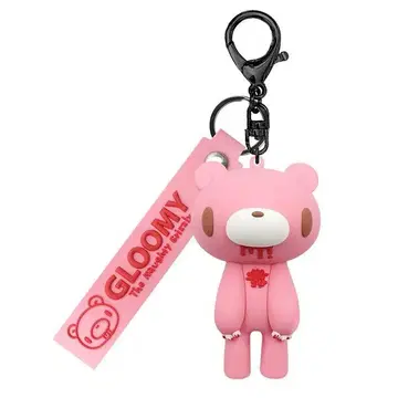 그루미 피규어 키링 GLOOMY PINK 2