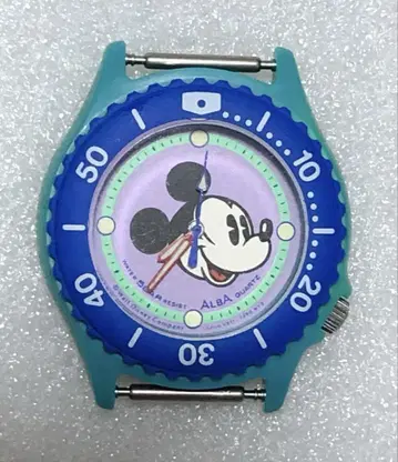 ALBA 쿼츠 미키마우스 레트로 레어 아날로그 시계