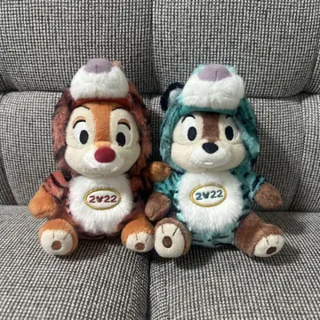 칩과 데일 봉제 인형 호랑이 해 디즈니