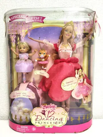 바비 12 댄싱 프린세스 Genevieve와 Lacey