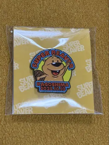 가고시마 한정판 핀 배지 SUPER BEAVER 낙타 투 개더