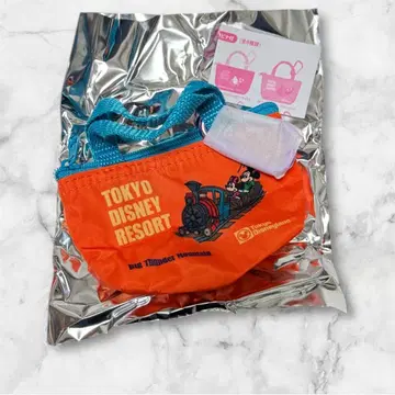 디즈니 캡슐 토이 카라비너 소품함 오렌지 빅 썬더 가챠