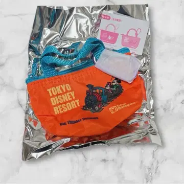 디즈니 캡슐 토이 카라비너 소품함 오렌지 빅 썬더 가챠