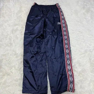 [레어] [90s~] UMBRO 나일론 팬츠 사이드 라인 트랙 데상트