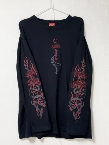 도쿄 13 제로시키 Long sleeve 롱티 XXL 블랙