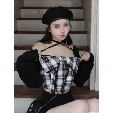 Darich 빅 리본 앙상블 블랙