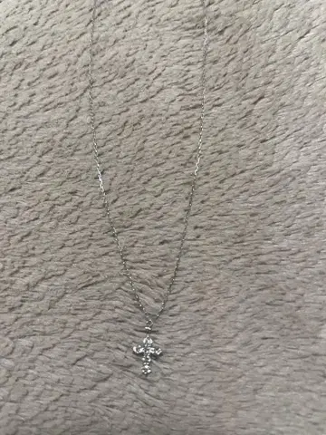 10KWG 크로스 목걸이