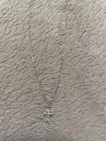 10KWG 크로스 목걸이