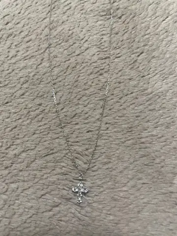 10KWG 크로스 목걸이