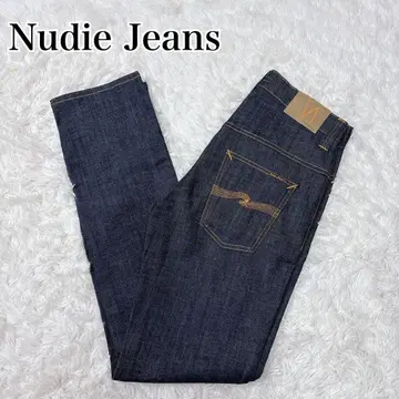미사용급! Nudie Jeans 누디진 다크 네이비 스트레이트 데님