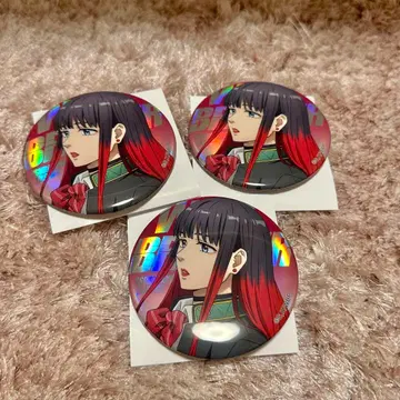 츠바키노 유우 오로라 빅 캔뱃지