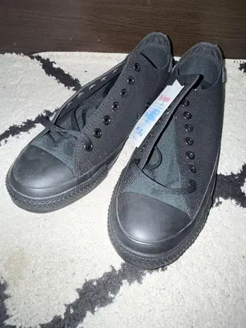 미사용 28cm 컨버스 올스타 블랙
