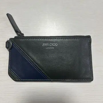 JIMMY CHOO 코인 케이스 카드 케이스 블랙/네이비