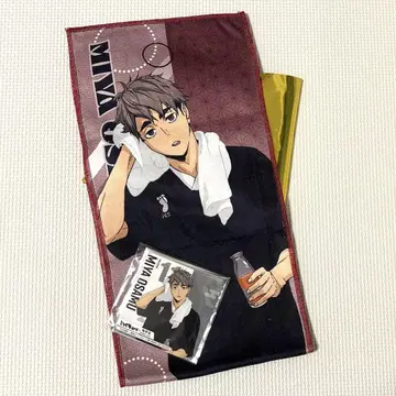 극락탕 x 하이큐 머플러 타월 외 미야 오사무