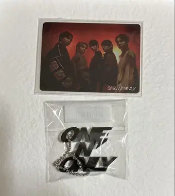 ONE IN ONLY 아크릴 로고 키링 트레이딩 카드