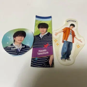타케무라 미고 네크젠 스티커 씰 3종 세트
