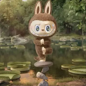 POPMART labubu THE MONSTERS Lazy Yoga