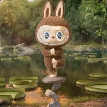 POPMART labubu THE MONSTERS Lazy Yoga
