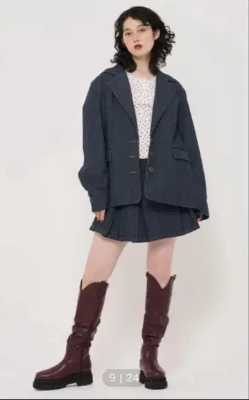 tinajojun 데님 셋업