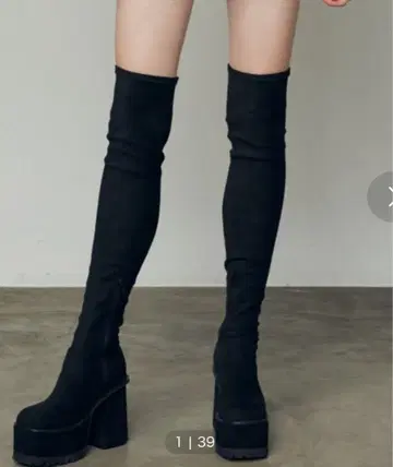 EMODA 스퀘어 핏 롱 부츠