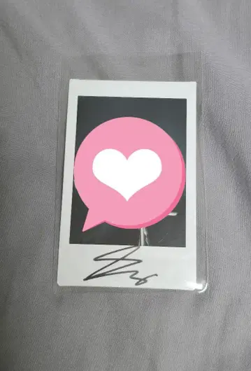 ATEEZ  친필 사인 폴라로이드