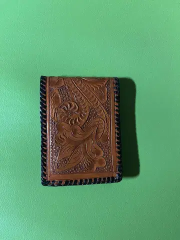 카빙 지갑 vintage
