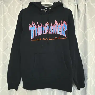 THRASHER 속기모 후드티