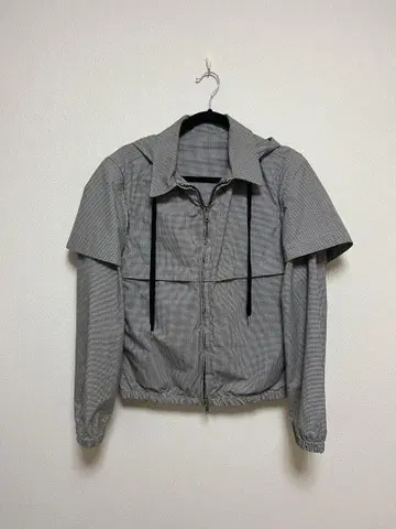 KRIS VAN ASSCHE 후드 지퍼 블루종