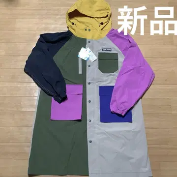 멀티 컬러 후드 부착 마운틴 후드티 새상품.