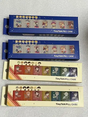 TinyTAN PILL CASE 4개 세트