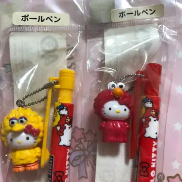헬로키티 세서미 스트릿 콜라보 볼펜 세트 2010년 제품